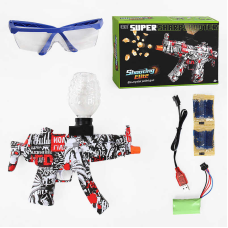 Автомат YF 1718-2 (36) автоматичний принцип роботи, стріляє орбізами, акум. 7.4V, USB-кабель, 1000 орбізів, захисні окуляри, в коробці