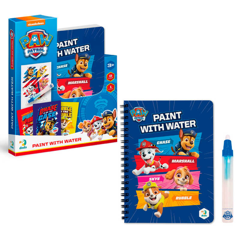 гр Водна розмальовка “Paw Patrol“ 200444 (30) “DoDo“ 8 сторінок, маркер, в коробці