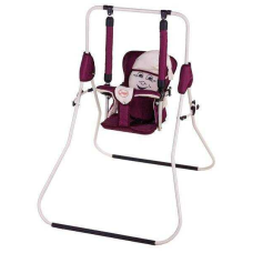 гр Гойдалка підлогова “Алінка“ 204846 (1) бордово-бежевий, бежевий каркас, у пакеті