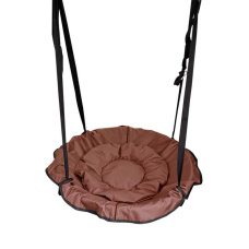 гр Гойдалка-гамак, колір коричневий GL 270895 (1) D подушки = 60 см, подушка з водонепроникного матеріалу, 120-150 кг, ремінці, D чохла = 105 см, знімний чохол, в пакеті