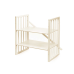 гр Ліжечко БУК “Обрій“ колір - ваніль, без шухляди DS-8021 (1) маятниковий механізм