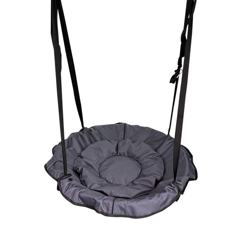 гр Гойдалка-гамак, колір сірий GL 270895 (1) 2 кольори, D подушки = 60 см, подушка з водонепроникного матеріалу, 120-150 кг, ремінці, D чохла = 105 см, знімний чохол, в пакеті ВИДАЄТЬСЯ МІКС ВИДІВ гр Гойдалка-гамак, колір сірий GL 270895 (1) 2 кольори, D подушки = 60 см, подушка з водонепроникного матеріалу, 120-150 кг, ремінці, D чохла = 105 см, знімний чохол, в пакеті ВИДАЄТЬСЯ МІКС ВИДІВ