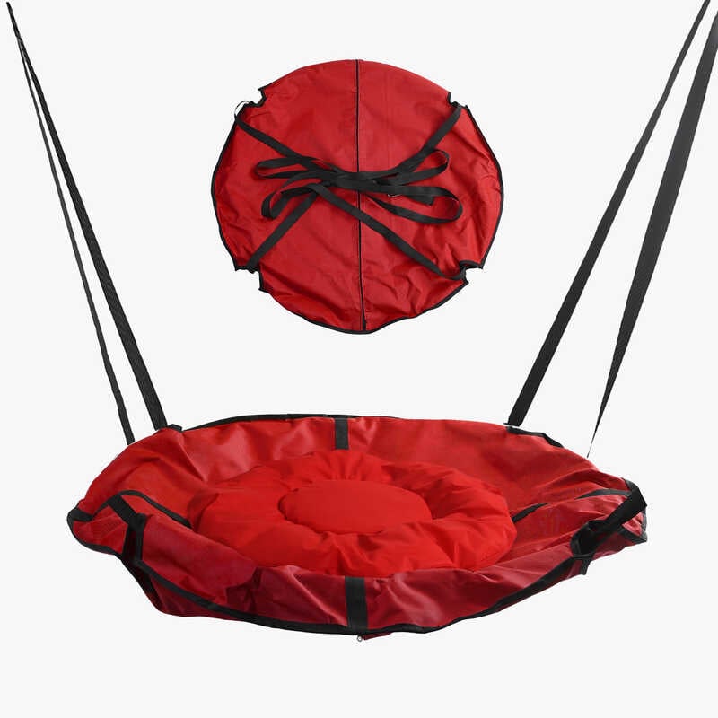 гр Гойдалка-гамак, колір червоний GL 270895 (1) D подушки = 60 см, подушка з водонепроникного матеріалу, 120-150 кг, ремінці, D чохла = 105 см, знімний чохол, в пакеті гр Гойдалка-гамак, колір червоний GL 270895 (1) D подушки = 60 см, подушка з водонепроникного матеріалу, 120-150 кг, ремінці, D чохла = 105 см, знімний чохол, в пакеті