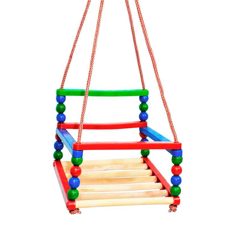 гр Гойдалки підвісні №3 дерево-пластик (10) в сітці гр Гойдалки підвісні №3 дерево-пластик (10) в сітці