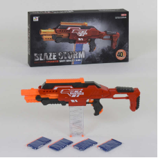 Автомат ZC 7100 (6) з м“якими патронами 40 шт, на батарейках, в коробці