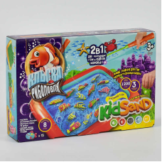 гр Гра велика 2в1 “Кльова риболовля“ та “Кінетичний пісок Kidsand“ KRKS-01-01U (5) “Danko Toys“