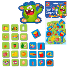 гр Гра магнітна “Смачне та корисне“ (укр) VT 5900-06 (5)  “Vladi Toys“, 24 магніти, у пакеті