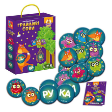 гр Гра настільна “Гра. Бачу слово! Грайливі сови“ - VT 8033-08 (12) “Vladi Toys“