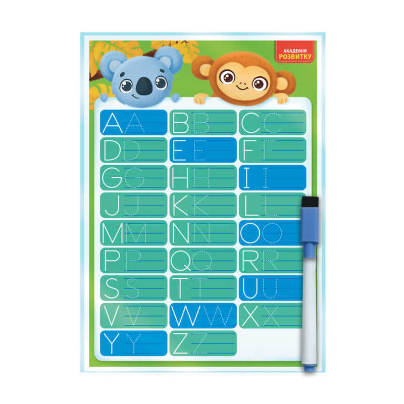 гр Дошка-тренажер “English“ укр. - VT5010-28 (22) “Vladi Toys“ гр Дошка-тренажер “English“ укр. - VT5010-28 (22) “Vladi Toys“