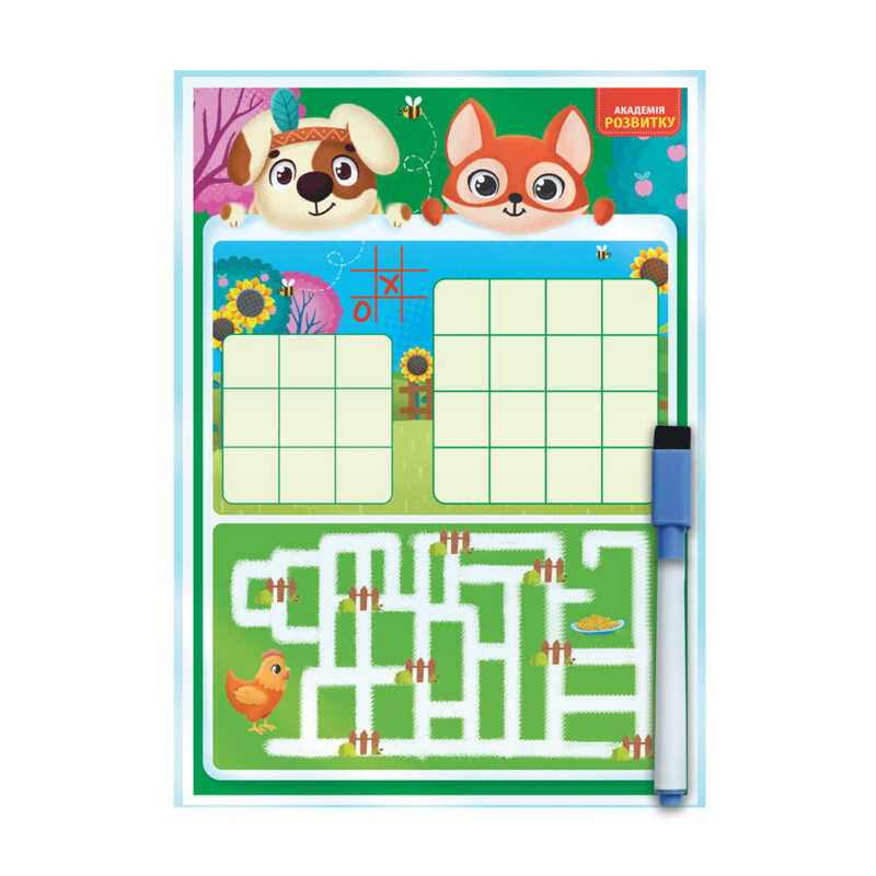 гр Дошка-тренажер “Розважальна“ укр. - VT5010-30 (12) “Vladi Toys“