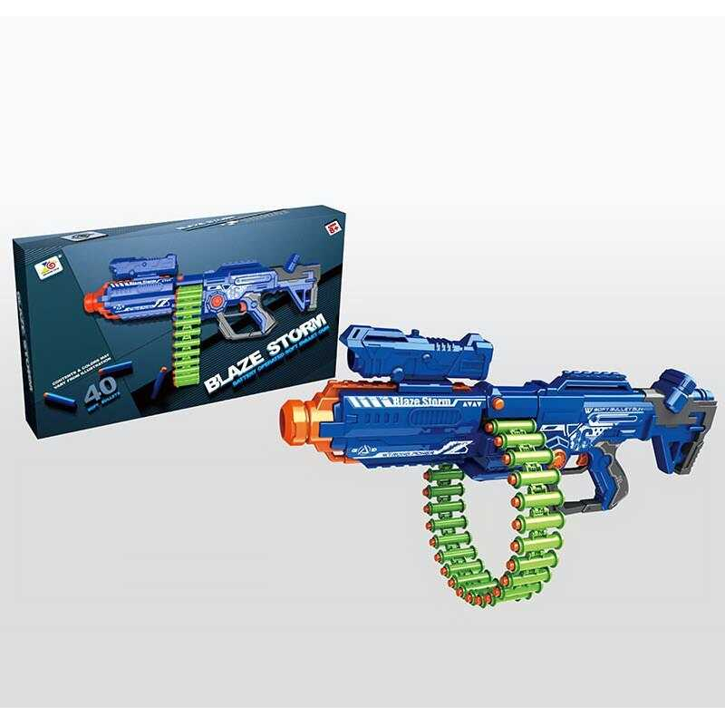 Автомат ZC 7136 (6) 40 м’яких патронів, акумулятор 7.4V, звук, в коробці