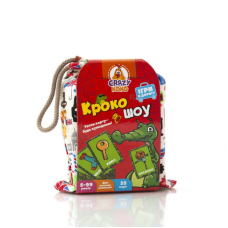 гр Гра настільна “Крокошоу“ (укр) VT8077-10 (12) “Vladi Toys“, 55 карт, у мішку