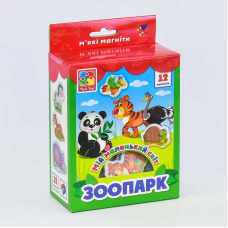 гр Мій маленький світ на магнітах “Зоопарк“ - VТ3106-10 / укр (18) “Vladi Toys“