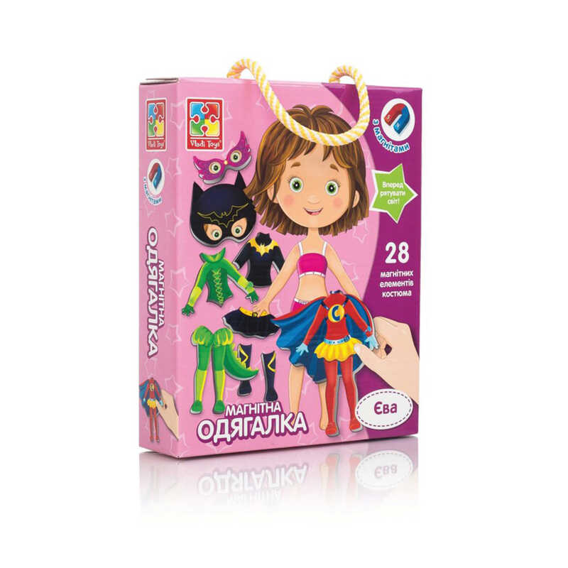 гр Магнітна гра-одягашка “Єва“ - VT3702-08 / укр / (12) “Vladi Toys“