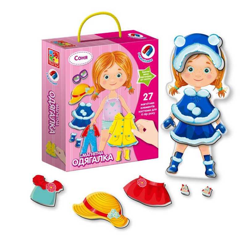 гр Магнітна гра-одягашка “Соня“ - VT 3702-07 (12) “Vladi Toys“