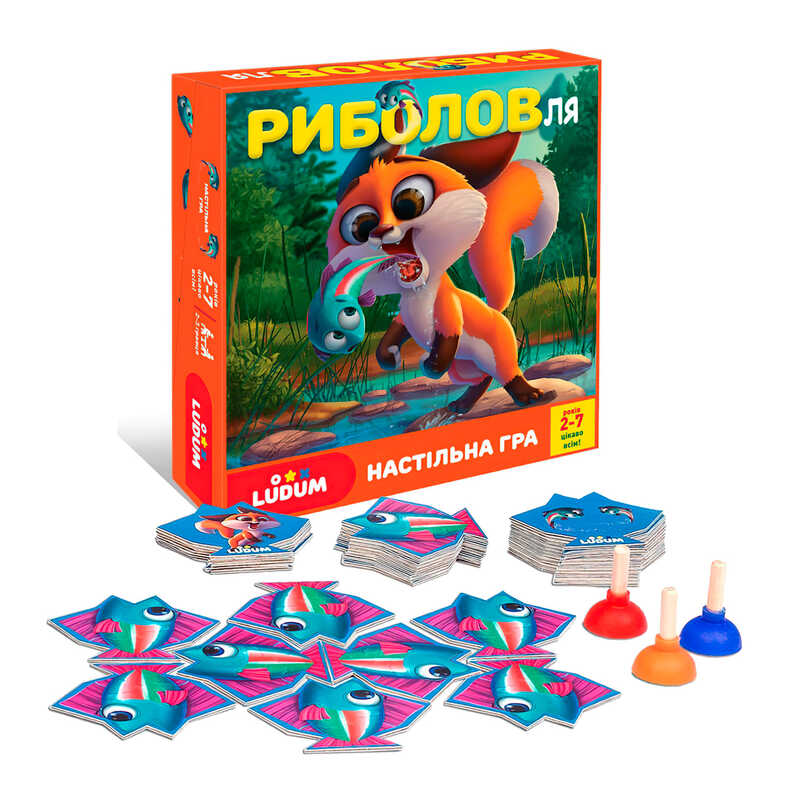 гр Гра настільна “Риболовля“ LD1049-54 (24) “Ludum“, в коробці
