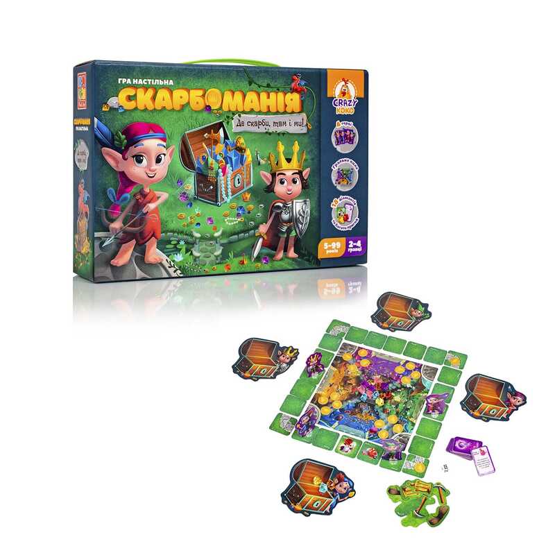 гр Гра настільна “Скарбоманія“ VT8055-30 (7) “Vladi Toys“