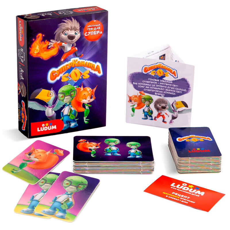 гр Гра настільна “Суперкоманда“ LS3046-52 (16) “Ludum“