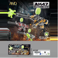 Автомат ZY 913 A (24) 3 кольори, автоматичний принцип роботи, акумулятор 7.4V, стріляє орбізами, захисні окуляри, USB-кабель, орбізи, в коробці, ВИДАЄТЬСЯ ТІЛЬКИ МІКС ВИДІВ