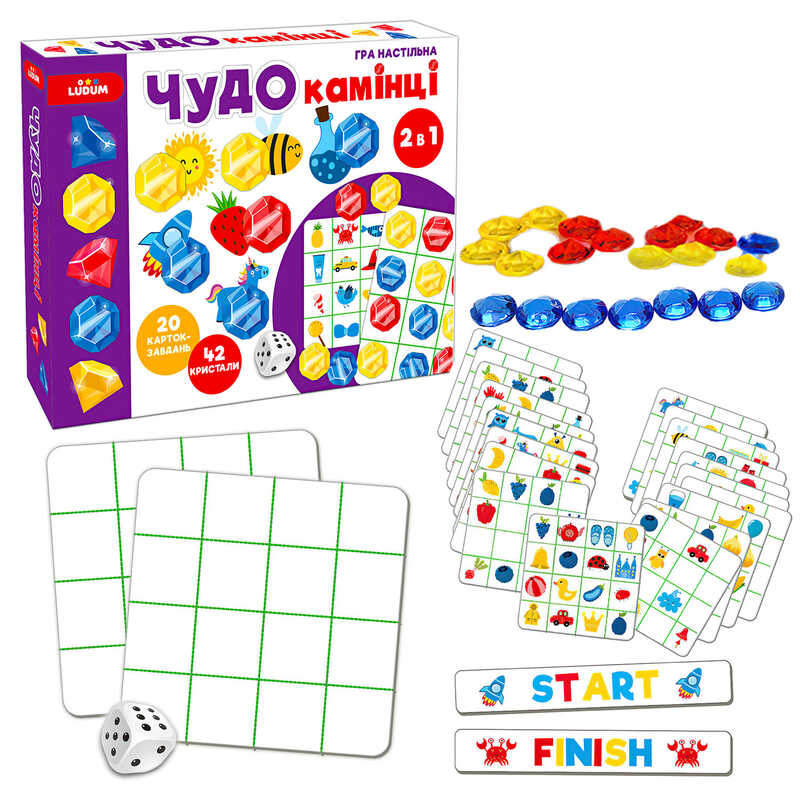 гр Гра настільна “ЧУДОкамінці“ ME5032-12 (17) “Ludum“, в коробці