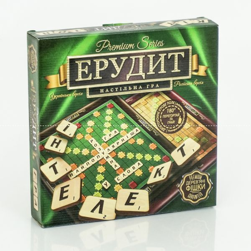 гр Гра настільна вел. “Ерудит PREMIUM“ G-ER-U-01 (5) “Danko Toys“ гр Гра настільна вел. “Ерудит PREMIUM“ G-ER-U-01 (5) “Danko Toys“