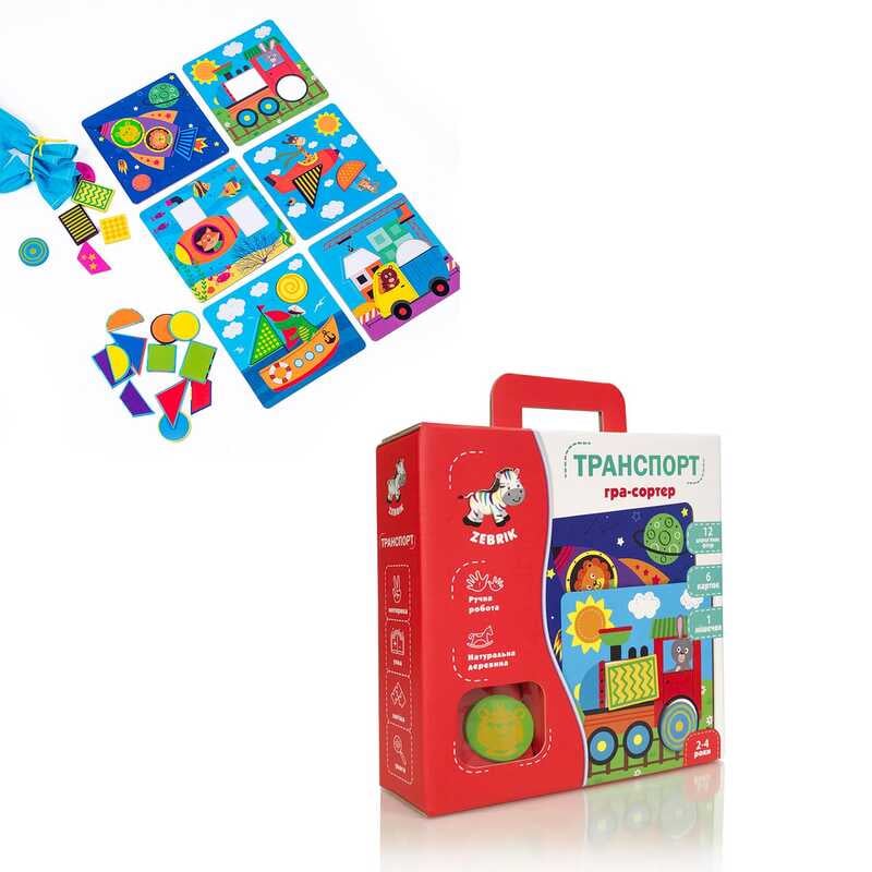 гр Дерев“яна гра “Транспорт“ (укр) ZB2002-06 (6) “Vladi Toys“