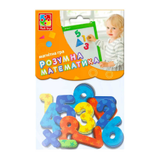 гр Гра настільна магнітна “Цифри та геометричні фігури“ (укр) VT5900-01 (12) “Vladi Toys“ 