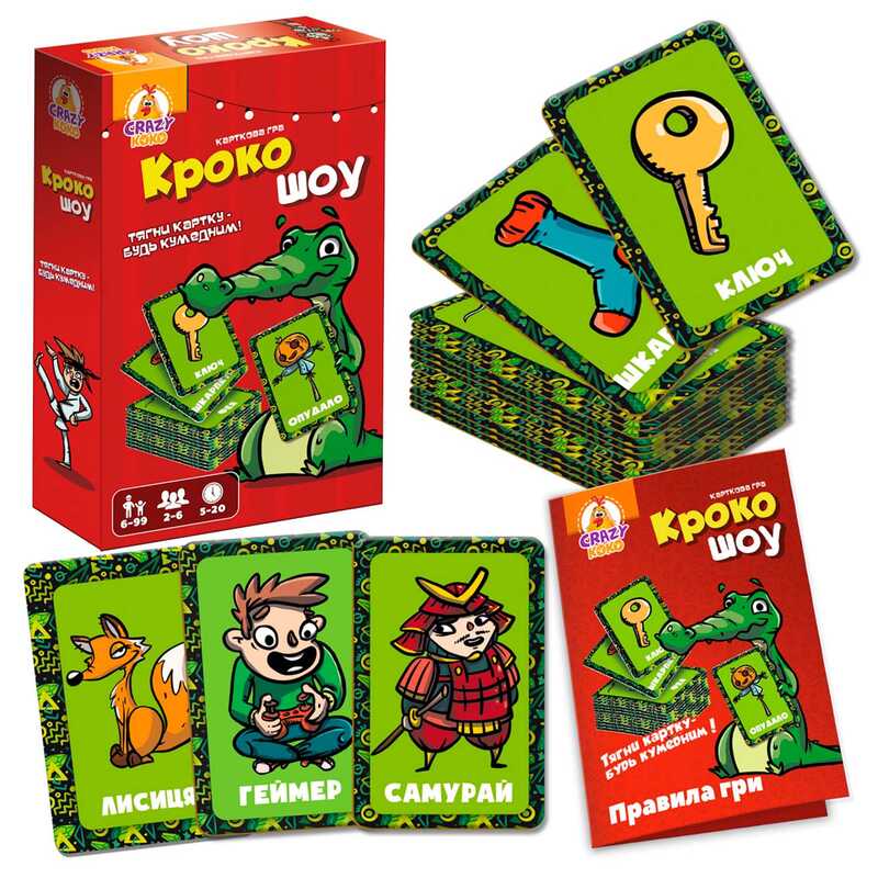 гр Гра настільна розважальна “Крокошоу“ VT8077-02 (21) “Vladi Toys“
