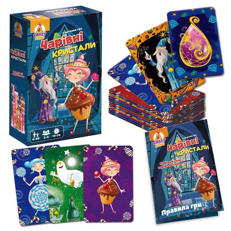 гр Гра настільна розважальна “Чарівні кристали“ VT8077-04 (21) “Vladi Toys“