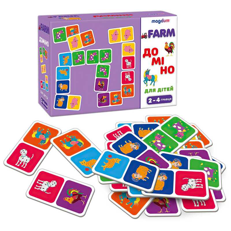 гр Гра настільна розвиваюча ME5032-22 EN “Доміно Тварини“ (60) “Ludum“, в коробці гр Гра настільна розвиваюча ME5032-22 EN “Доміно Тварини“ (60) “Ludum“, в коробці