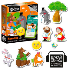 гр Гра розвиваюча Магнітний театр з аудіоказкою Казкові голоси “Колобок“ 3206-38 (20) “Vladi Toys“