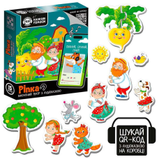 гр Гра розвиваюча Магнітний театр з аудіоказкою Казкові голоси “Ріпка“ 3206-40 (20) “Vladi Toys“, в коробці