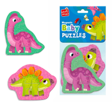 гр Гра розвиваюча пазли бейбі магнітні “Малюк зможе. Динозаврики“  VT3208-27 (50)  “Vladi Toys“