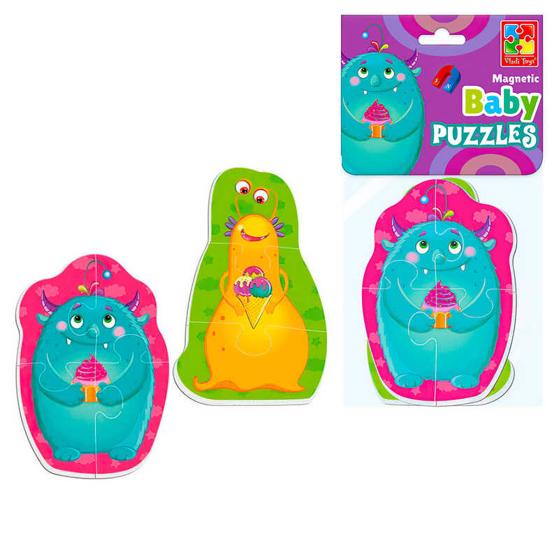 гр Гра розвиваюча пазли бейбі магнітні “Малюк зможе. Монстрики“ VT3208-31 (50) “Vladi Toys“ гр Гра розвиваюча пазли бейбі магнітні “Малюк зможе. Монстрики“ VT3208-31 (50) “Vladi Toys“