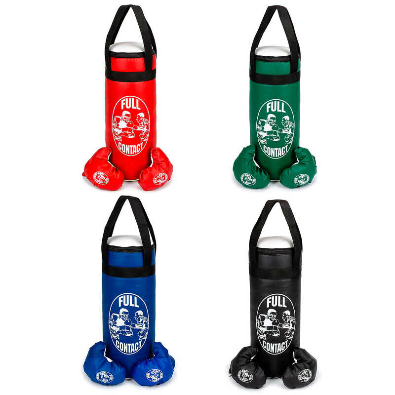 гр Груша боксерська ВЕЛИКА + рукавички BB_850257 (1) “Full contact“ 4 кольори, висота-55 см, 
