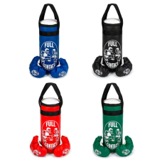 гр Груша боксерська СЕРЕДНЯ + рукавички BS_850240 (1) “Full contact“ 4 кольори, висота-47 см, 