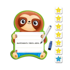 гр Дошка на магніті з маркером “Лінивець“ VT3601-22 (12) “Vladi Toys“