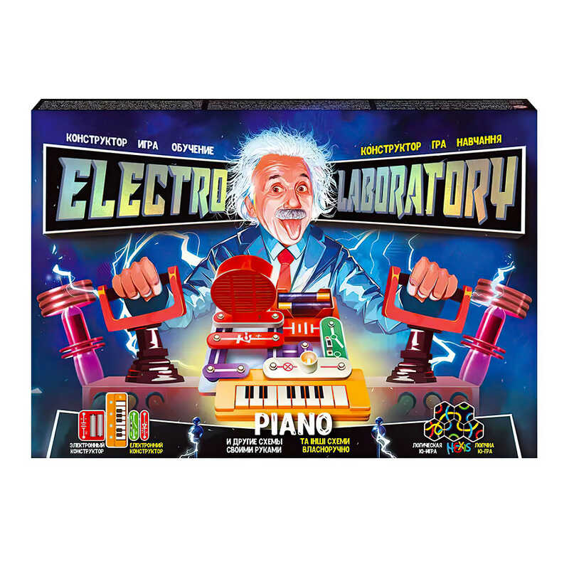 гр Електронний конструктор “Electro Laboratory. Piano“ Elab-01-02 (5) “Danko Toys“, у коробці