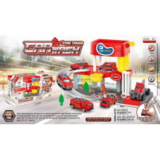 Автомийка 10 A-3 (12) світло, звук, тече вода, 3 машинки, в коробці