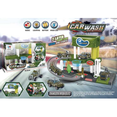 Автомийка 10 A-5 (12) світло, звук, тече вода, 3 машинки, в коробці