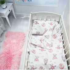 гр Змінний комплект постільної білизни “Ведмежа“ 52099 (1) тканина РАНФОРС, розмір 120*60 см “Bimbo“