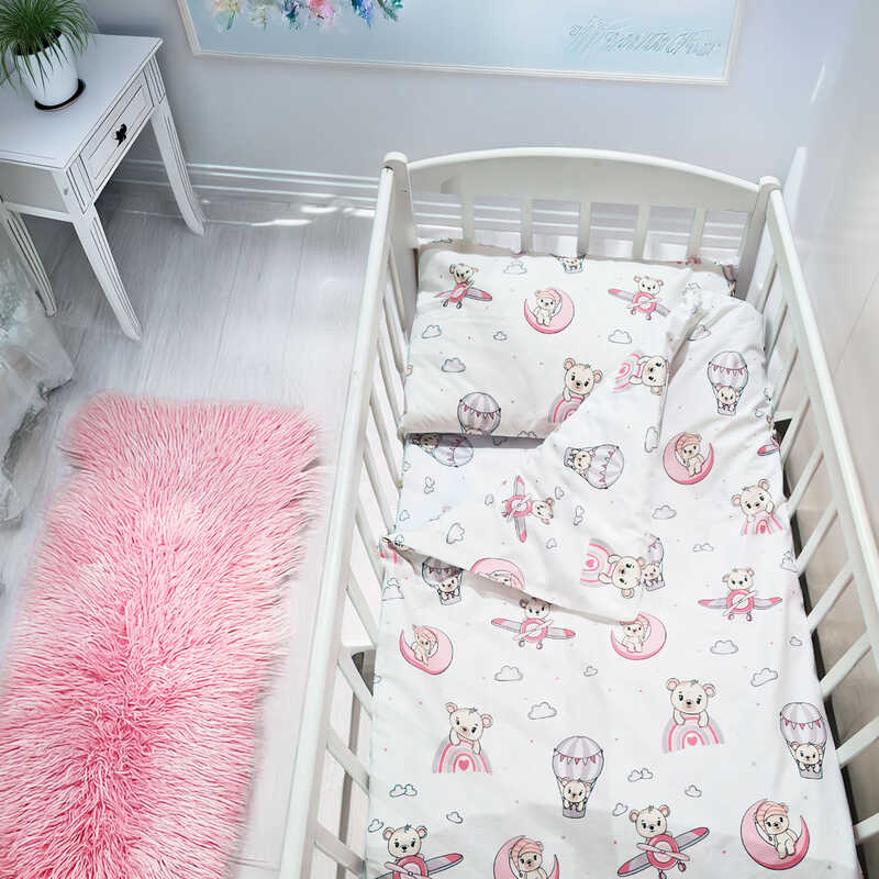 гр Змінний комплект постільної білизни “Ведмежа“ 52099 (1) тканина РАНФОРС, розмір 120*60 см “Bimbo“