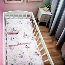 гр Змінний комплект постільної білизни “Зайченя“ 40600 (1) тканина РАНФОРС, розмір 120*60 см “Bimbo“