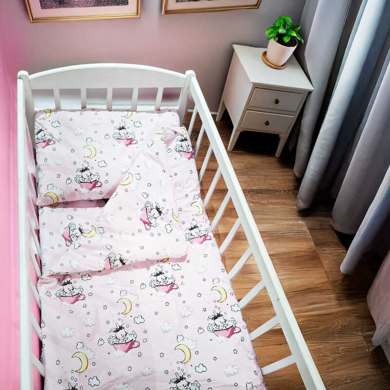 гр Змінний комплект постільної білизни “Зайченя“ 40600 (1) тканина РАНФОРС, розмір 120*60 см “Bimbo“