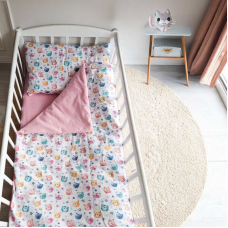 гр Змінний комплект постільної білизни “Котеня“ 22043 (1) тканина ФЛАНЕЛЬ, розмір 120*60 см “Bimbo“