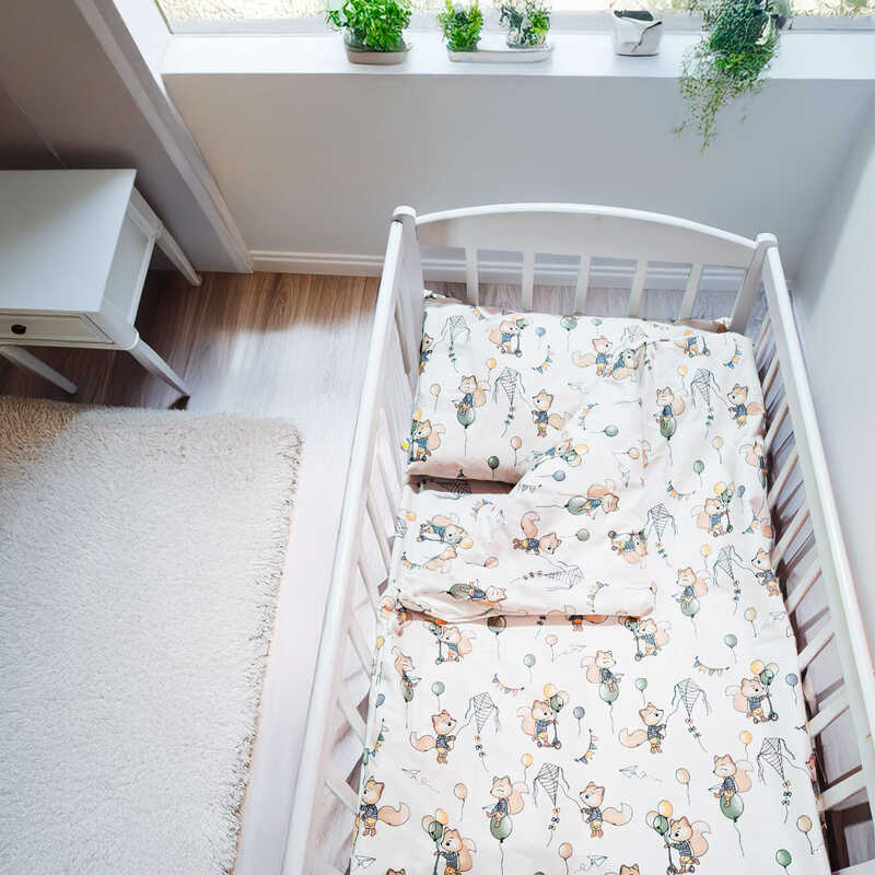 гр Змінний комплект постільної білизни “Лисиня“ 48321 (1) тканина РАНФОРС, розмір 120*60 см “Bimbo“