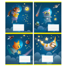 гр Зошит “Космос“ 12 арк., 12-Л-801 лінія, ЦІНА ЗА 32 ШТУКИ В УПАКОВЦІ (1) ВИДАЄТЬСЯ МІКС ВИДІВ