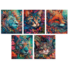 гр Зошит “Школярик“ 096-3299L 96 арк.,УФ-лак, у лінію ЦІНА ЗА 5 ШТУК В УПАКОВЦІ (1) ВИДАЄТЬСЯ МІКС ВИДІВ