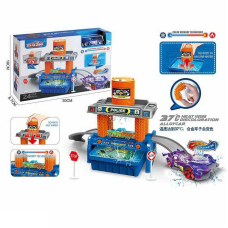 Автомийка 660 S-100 (48/2) машинка змінює колір, трек, контейнер та бак для води, аксесуари, наліпки, в коробці