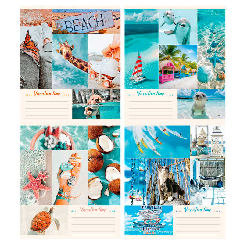 гр Зошит учнівський повноколірний “Колаж“ 36 арк., 36-К-196 клітинка, ЦІНА ЗА 16 ШТУК В УПАКОВЦІ (1) ВИДАЄТЬСЯ МІКС ВИДІВ